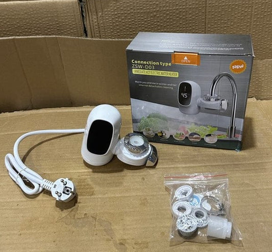 Imported Immediate Electric Water Heater ZSW-D01 | Instant Heating, LED Display, Energy-Efficient Mini Geyser for Bathroom & Kitchen.