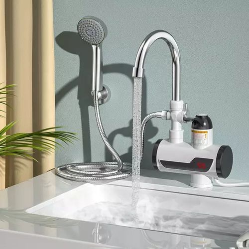 Instant Electric Hot Water Faucet 3000W Tap – Fast Heating Water Heater for Kitchen & Bathroom | Energy-Efficient Instant Geyser with LED Display.