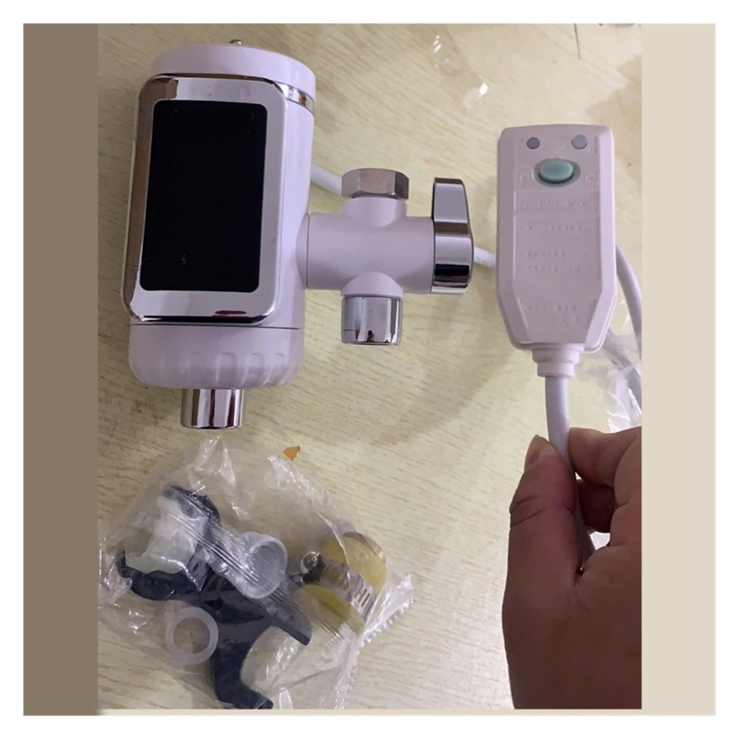 Instant Electric Hot Water Faucet 3000W – Fast Heating Tap for Kitchen & Bathroom | Energy-Saving Instant Geyser | Digital Display & Easy Installation.