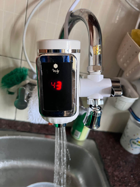 Instant Electric Hot Water Faucet 3000W – Fast Heating Tap for Kitchen & Bathroom | Energy-Saving Instant Geyser | Digital Display & Easy Installation.