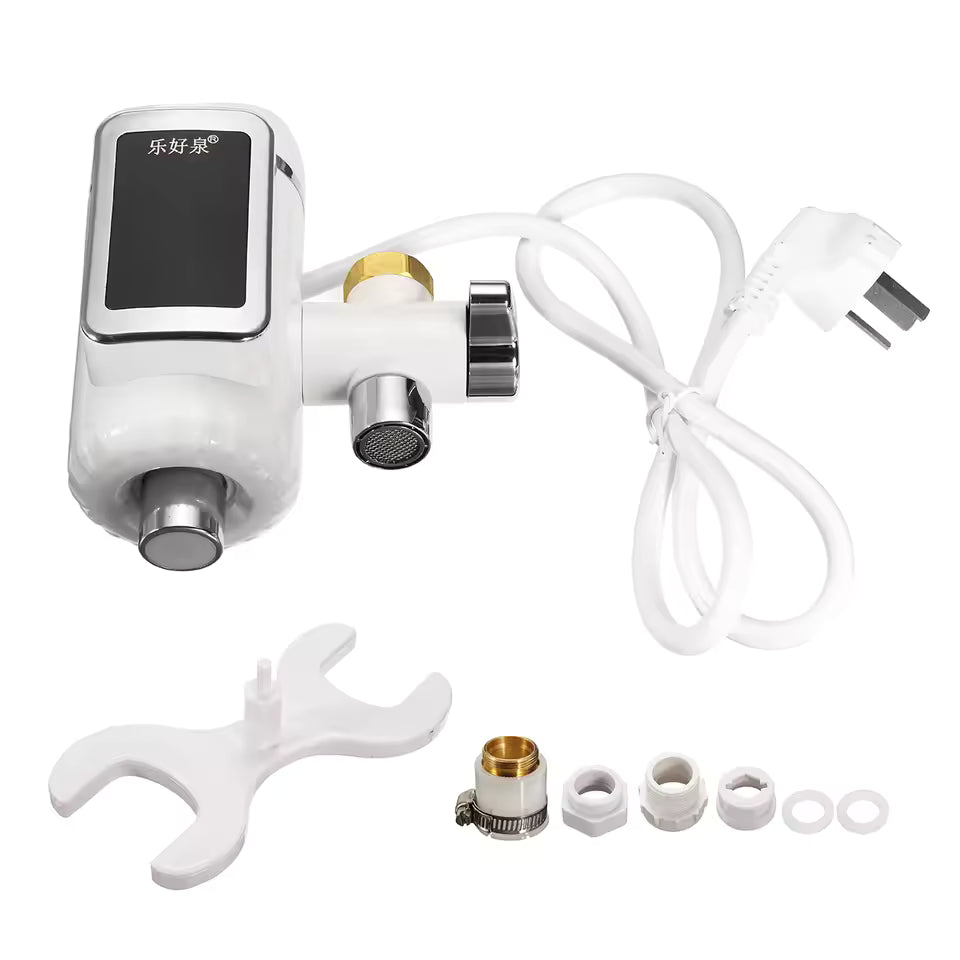 Instant Electric Hot Water Faucet 3000W – Fast Heating Tap for Kitchen & Bathroom | Energy-Saving Instant Geyser | Digital Display & Easy Installation.