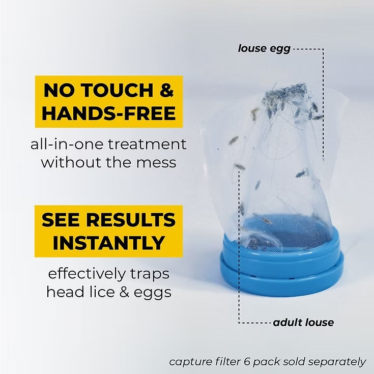 V-Comb Electric Head Lice Remover – Chemical-Free, Safe & Reusable Lice Treatment Tool