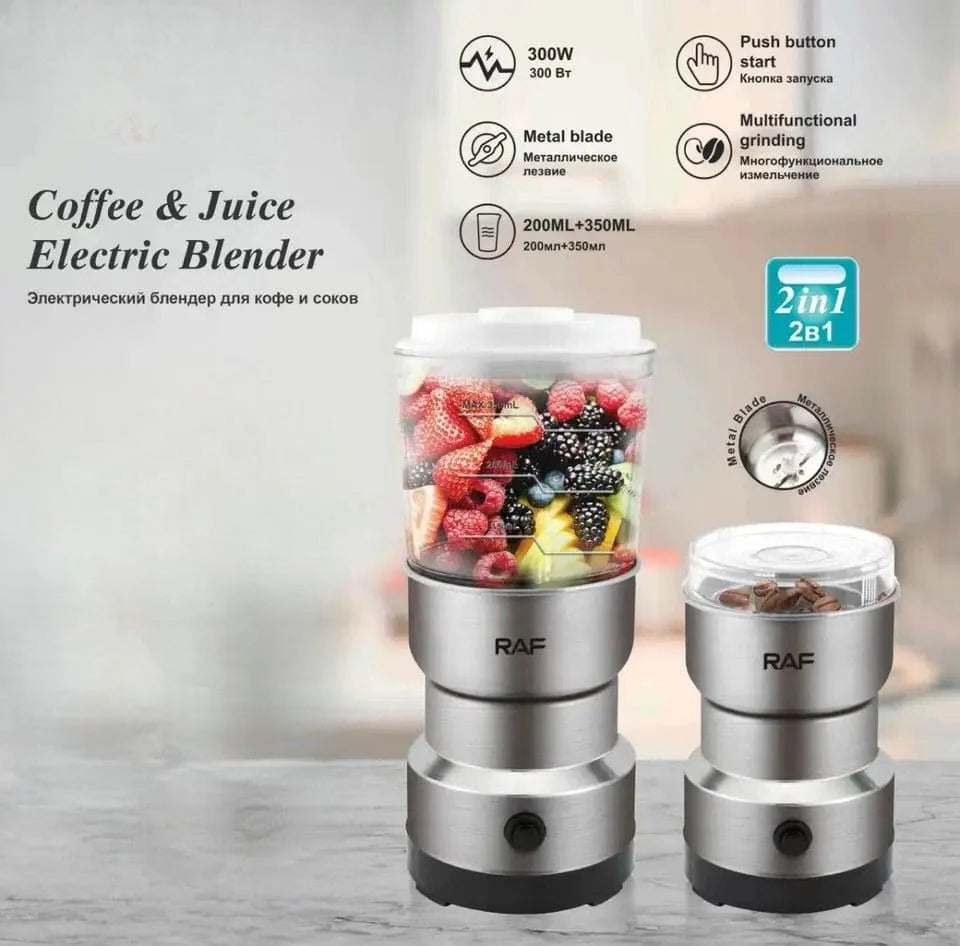 Nima 300W Electric Coffee Grinder – Stainless Steel Multi-Purpose Grinder for Coffee Beans, Spices, Nuts & Herbs, Automatic Compact Mill
