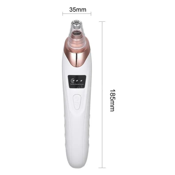 Blackhead Vacuum Pore Cleaner – Electric Deep Cleansing Suction Tool for Face & Nose | Rechargeable Acne Remover & Skin Care Device for Clear Glowing Skin.
