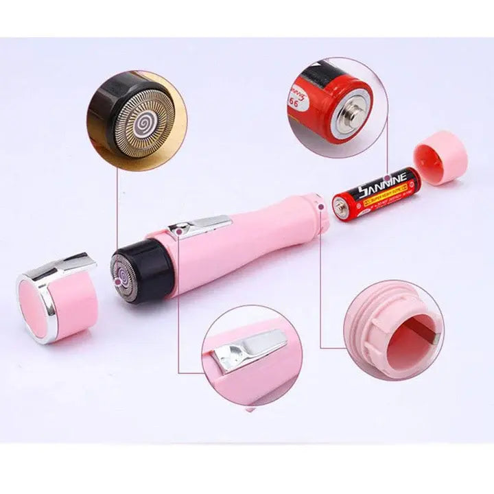 Kemei Rechargeable Lady Hair Remover – Painless Electric Women’s Shaver for Face & Body.