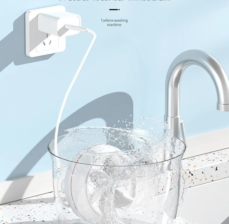 Mini Portable Washing Machine – Compact Ultrasonic Washer for Clothes, Travel & Home Laundry Solution.