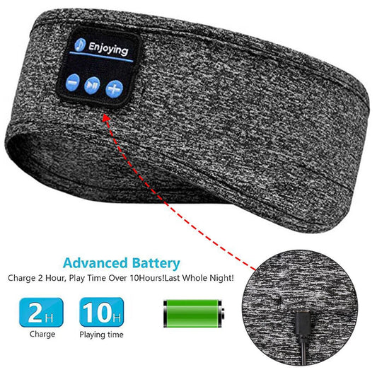 SoundSleep™ Bluetooth Music Headband – Wireless Headphones for Sleep, Sports & Running.