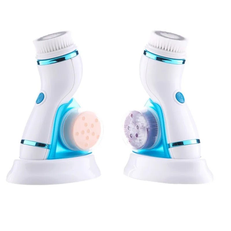 Cnaier GlowSpin™ 4-in-1 Electric Facial Cleansing Brush & Massager | Deep Clean, Exfoliate & Glow Instantly
