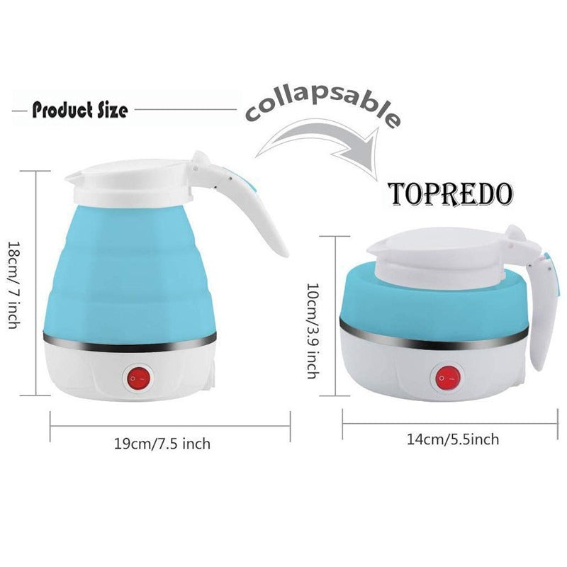 Portable Electric Kettle | Fast Boiling, Compact Travel Kettle for Tea, Coffee, Baby Milk & Instant Meals.