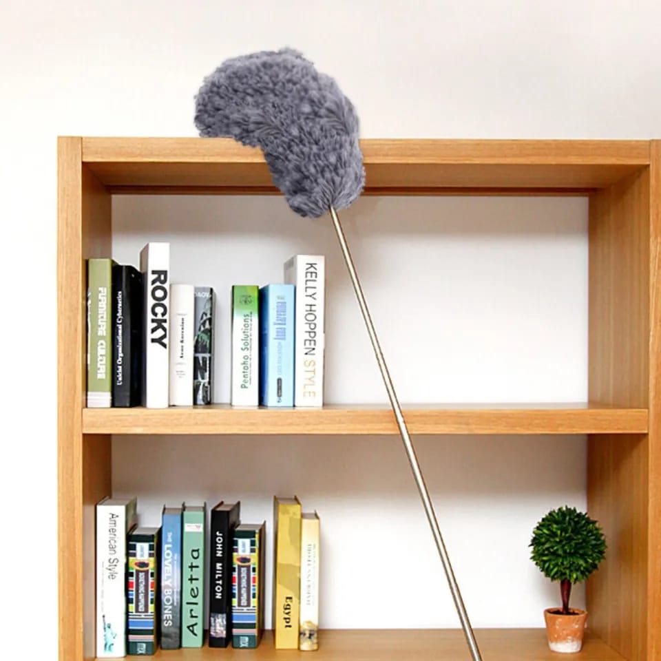 FlexiDuster™ – Flexible Microfiber Duster with Telescopic Handle for Ceiling Fan, Wall & Home Cleaning.