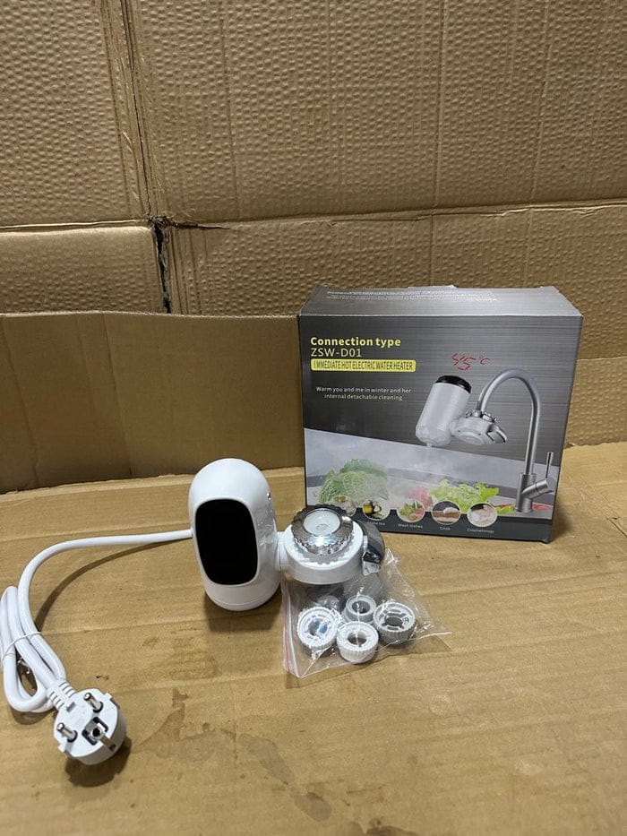 Imported Immediate Electric Water Heater ZSW-D01 | Instant Heating, LED Display, Energy-Efficient Mini Geyser for Bathroom & Kitchen.