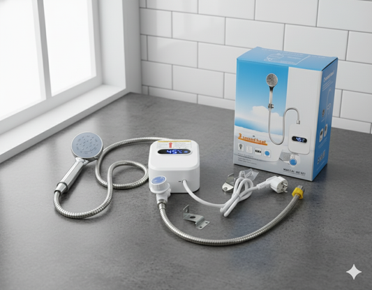 Instant Electric Water Heater RX-021 (3500W) | Fast Heating, Energy-Saving & Compact Mini Geyser for Home & Bathroom