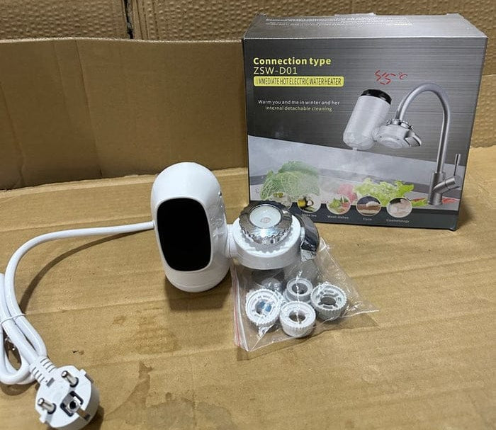 Imported Immediate Electric Water Heater ZSW-D01 | Instant Heating, LED Display, Energy-Efficient Mini Geyser for Bathroom & Kitchen.