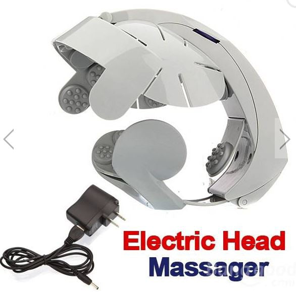 Electric Head Massager for Stress Relief & Hair Growth – Rechargeable Scalp Massager for Relaxation & Deep Head Spa at Home.