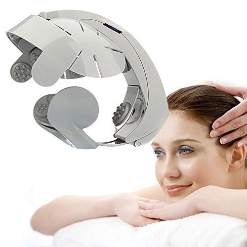 Electric Head Massager for Stress Relief & Hair Growth – Rechargeable Scalp Massager for Relaxation & Deep Head Spa at Home.
