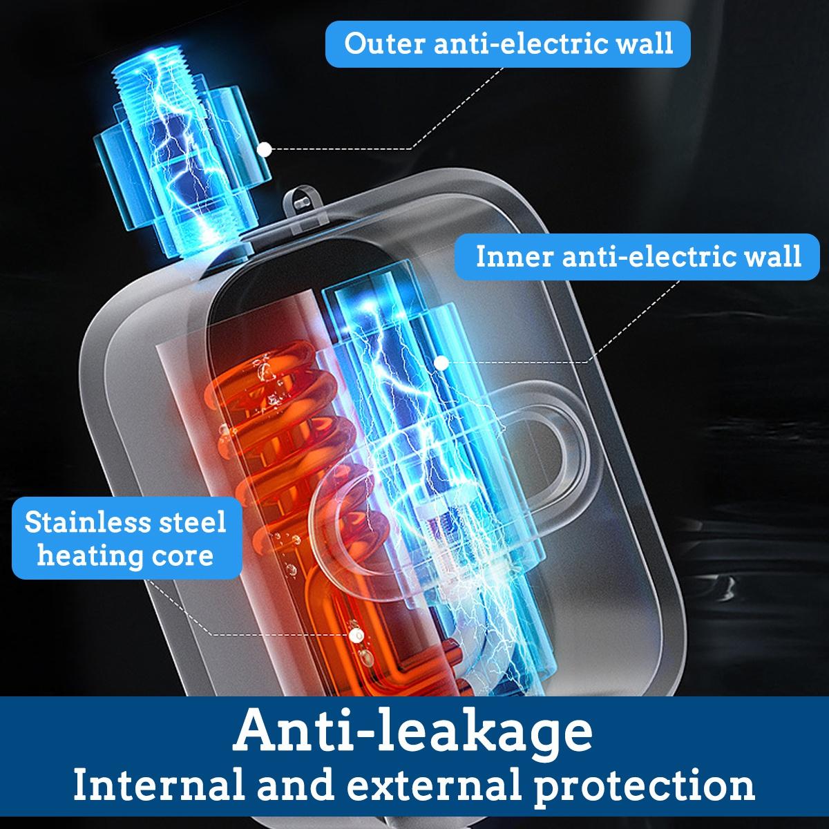 Instant Electric Water Heater RX-021 (3500W) | Fast Heating, Energy-Saving & Compact Mini Geyser for Home & Bathroom