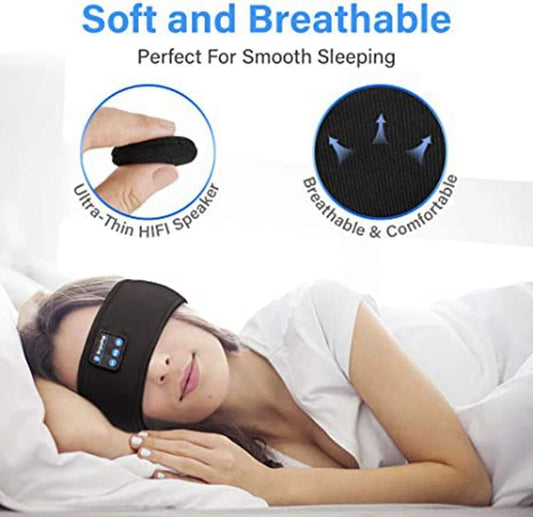 SoundSleep™ Bluetooth Music Headband – Wireless Headphones for Sleep, Sports & Running.